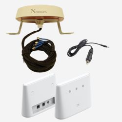 4G/5G Takantenn + ZTE 4G LTE WiFi (12V) Router – Komplett Internetpaket för Husbil & Husvagn