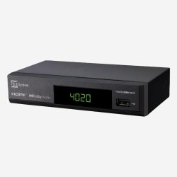 Digital HD TV-mottagare för satellit och marknätet-Telesystem TS4020 T2/S2 HEVC
