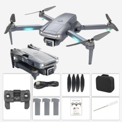 Drönare Mini UAV med  5G RC GPS högupplöst kamera 3 ST 2200 mAh batterier för längre flygtid