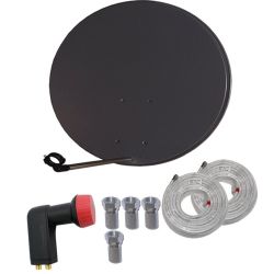 Parabol Paket 80 cm parabol Twin LNB 0.1dB