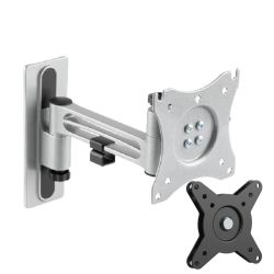 Roterbart TV-fäste med VESA-adapter för husvagn och husbil paket Stabilt och säkert - - 2021236 - Roterbart TV-fäste med VESA-adapter för husvagn och husbil paket Stabilt och säkert. Enkelt och stabilt väggfäste för husbilar eller husvagnar. Passar från 13 upp till 24 (max 15kg) Standard VESA 75x75 / 100x100 Bygger ut MAX 230 mm från väggen