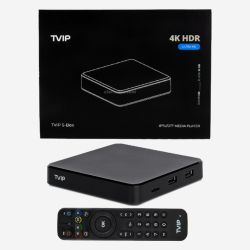 TVIP S-Box 605 SE HD Box Android o Linux 4K Med WiFi 2,4/5 GHz